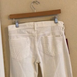 7 for all man kind White flare Jeans